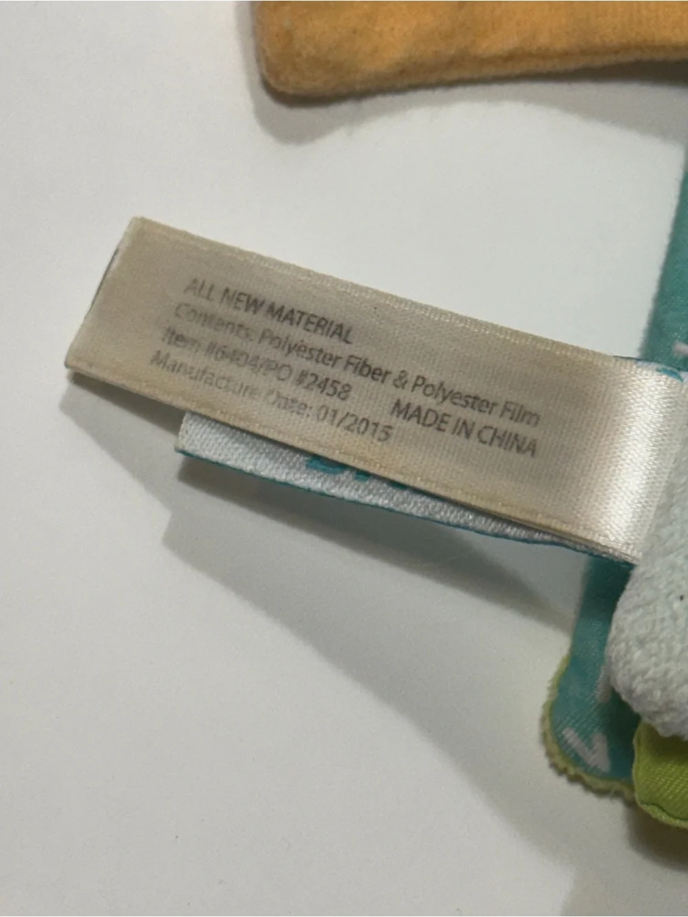 Douglas Baby 'Fun With Little Lamb' Crinkle Rattle Teething Soft Cloth Book Toy